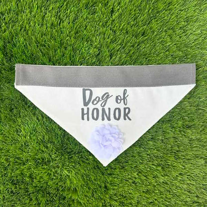 Dog of Honor-Dog Collar Wedding Bandana