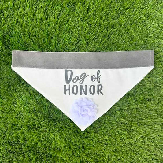 Dog of Honor-Dog Collar Wedding Bandana