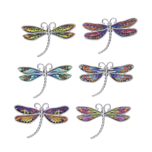 Enjoy Each Moment Dragonfly Pocket Token, with Insert Card