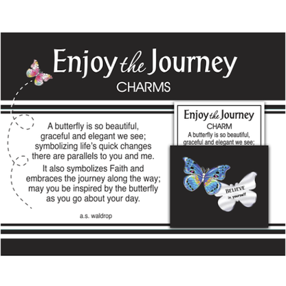 Enjoy the Journey, Butterfly Charm-Assorted, sold seperately