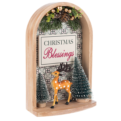 Evergreen Christmas Blessings Figurine