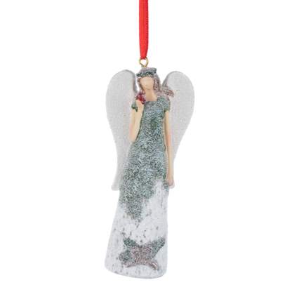 Woodland Friends Evergreen Angel Ornaments-Assorted Styles, each sold separately