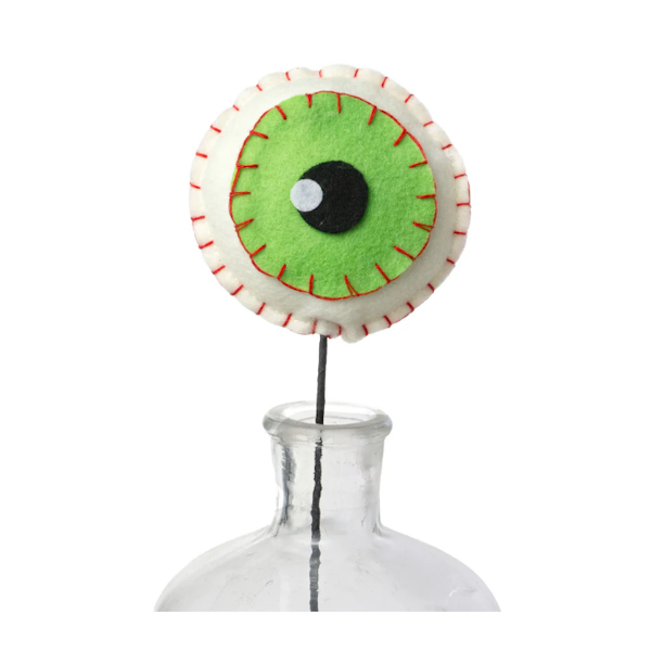 Felt Eyeball Pick, Lime Green