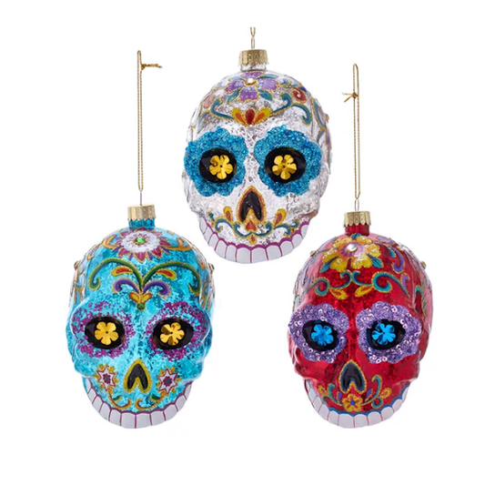 Fancy Sugar Skull Noble Gems™ Ornament -Assorted, sold seperately