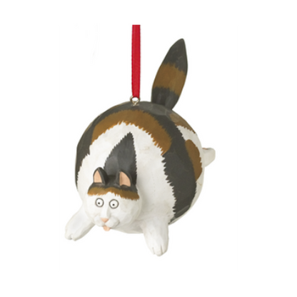 Fat Cat Ornament, 3 Styles-sold separately