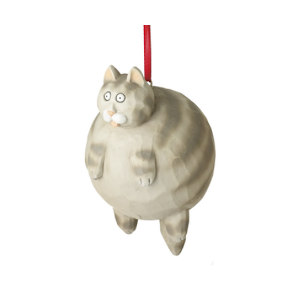 Fat Cat Ornament, 3 Styles-sold separately