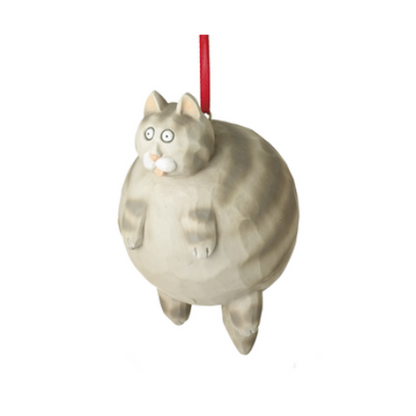 Fat Cat Ornament, 3 Styles-sold separately