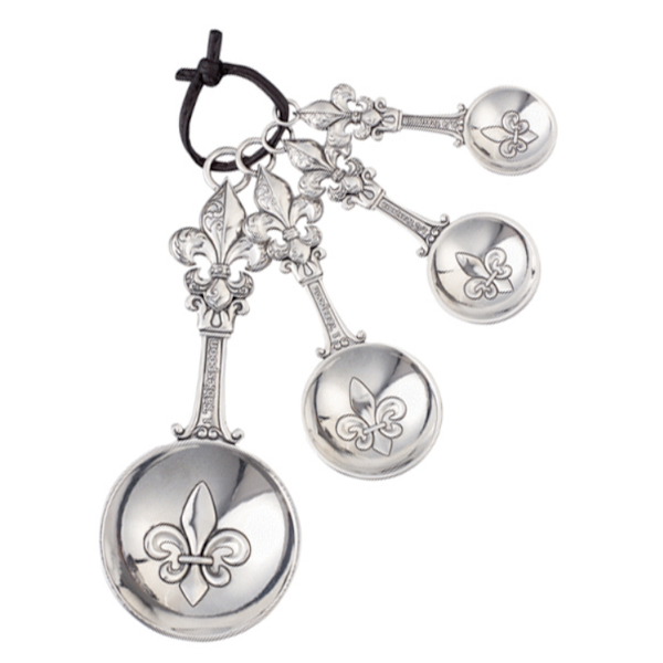 Fleur De Lis Measuring Spoons-Set of 4