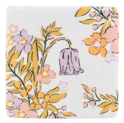 Floral Coaster Set