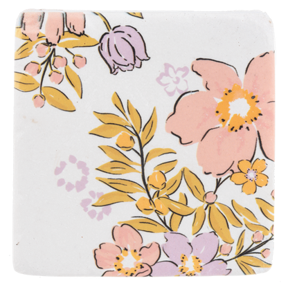 Floral Coaster Set