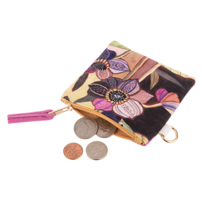 Floral Coin Purse-Assorted, each sold seperately