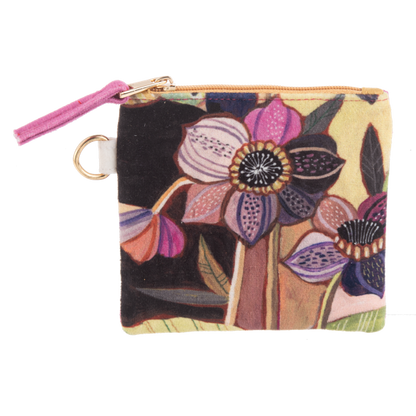 Floral Coin Purse-Assorted, each sold seperately