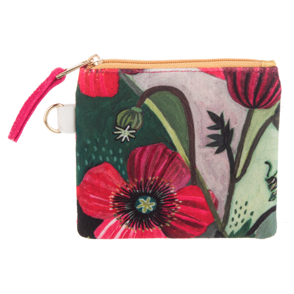Floral Coin Purse-Assorted, each sold seperately
