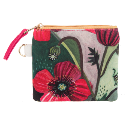 Floral Coin Purse-Assorted, each sold seperately