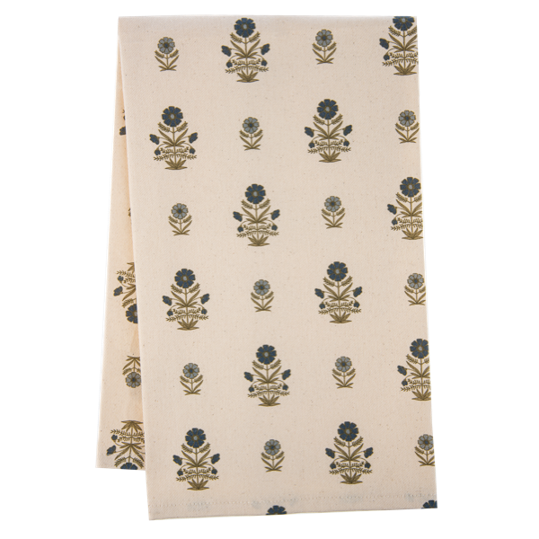 Floral Pattern Tea Towel-Assorted, sold seperately