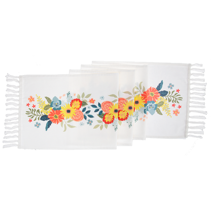 Flower Pattern Table Runner-Assorted, each sold seperately