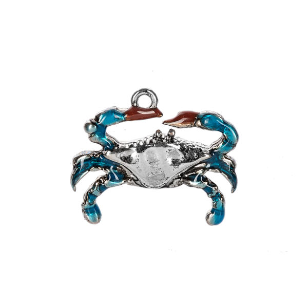 Follow the Crab Charm, with Insert Card