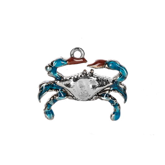 Follow the Crab Charm, with Insert Card