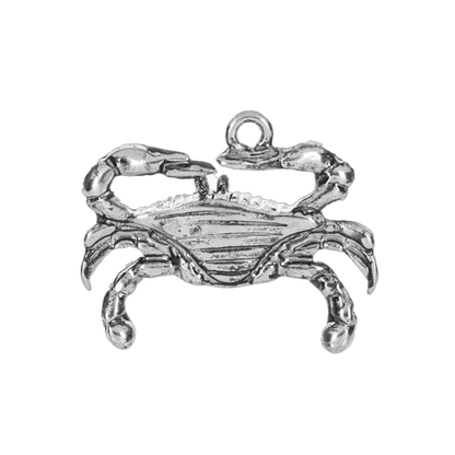 Follow the Crab Charm, with Insert Card