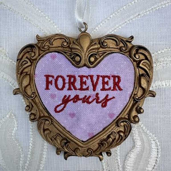 Framed Embroidered Ornaments-Assorted, each sold separately