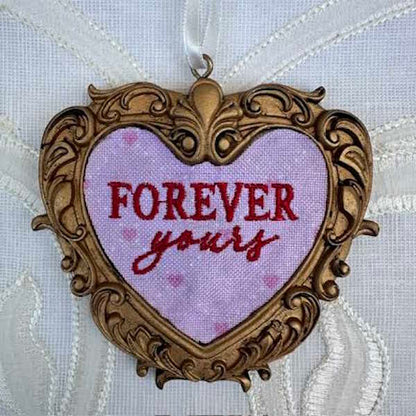 Framed Embroidered Ornaments-Assorted, each sold separately