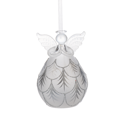 Luxury Lite LED Frosted Angel Ornaments-Assorted Styles, each sold separately