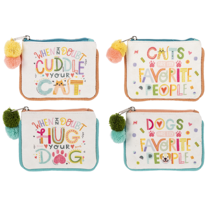 Furry Friends Coin Purse-Assorted, each sold seperately