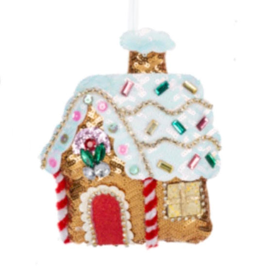 Gingerbread Family Ornament-Stuffed and Embellished, each sold separately