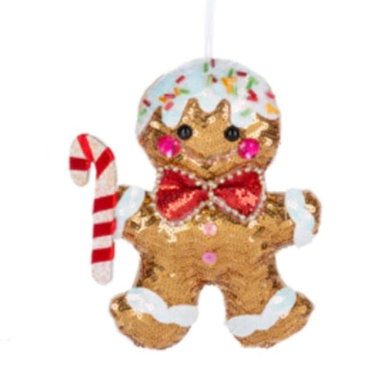 Gingerbread Family Ornament-Stuffed and Embellished, each sold separately