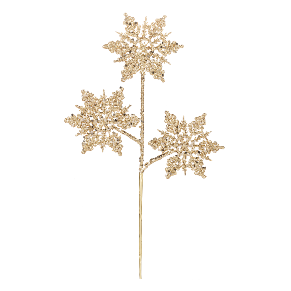 Glittered Snowflake Pick-Assorted Colors, sold separately