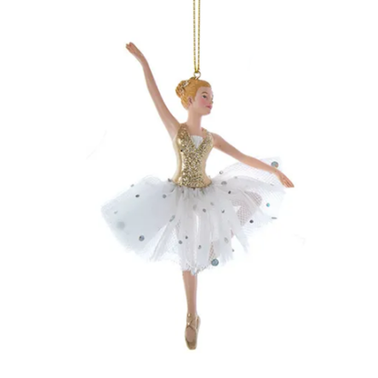 Golden Elegance Ballerina Ornament-Assorted, sold seperately