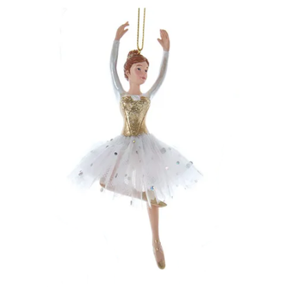 Golden Elegance Ballerina Ornament-Assorted, sold seperately