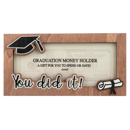 Wood Graduation Money Holder-Assorted, each sold separately