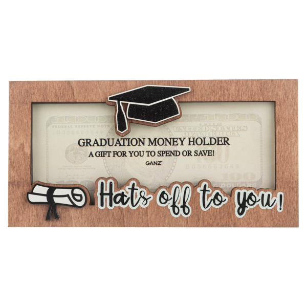 Wood Graduation Money Holder-Assorted, each sold separately