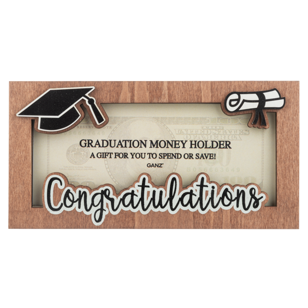 Wood Graduation Money Holder-Assorted, each sold separately