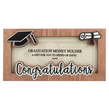 Wood Graduation Money Holder-Assorted, each sold separately
