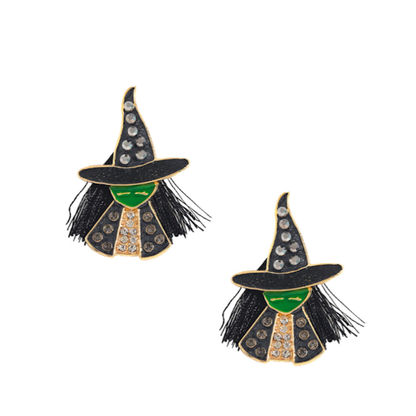 Green Witch Earrings