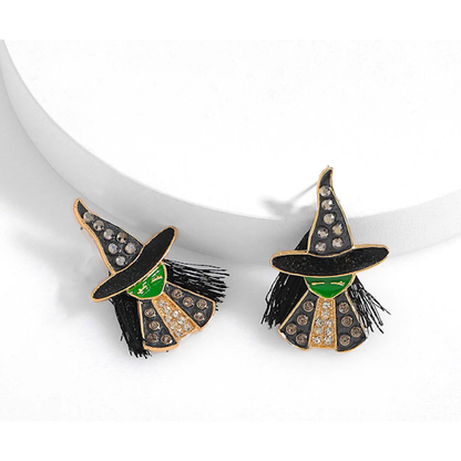 Green Witch Earrings