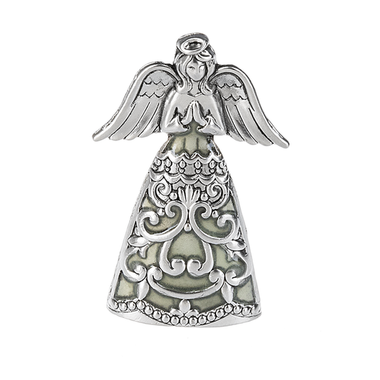 Guardian Angel-Glowing Angel Charm with Card