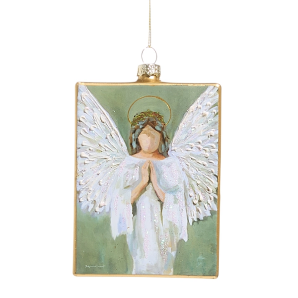 Guardian Angel Rectangle Ornament-Assorted, each sold separately