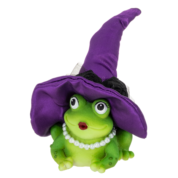 Halloween Queen-Fancy Frog Figurine, each sold separately