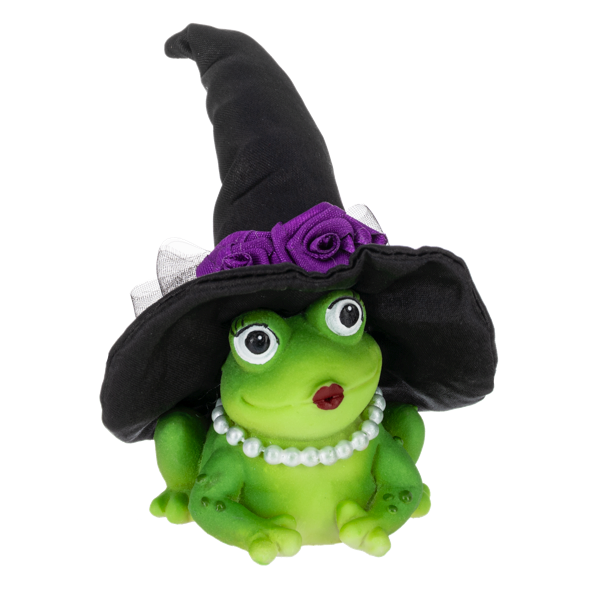 Halloween Queen-Fancy Frog Figurine, each sold separately