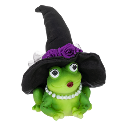 Halloween Queen-Fancy Frog Figurine, each sold separately