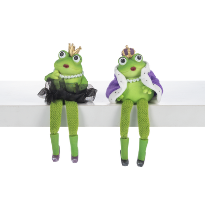 King and Queen Frog Shelfsitter, each sold separately