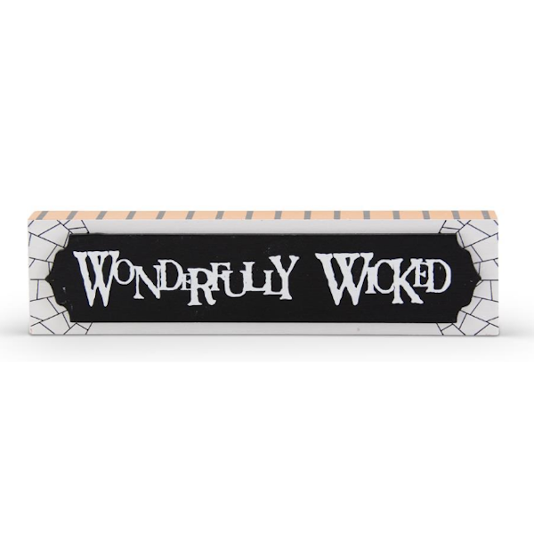 Black White & Orange Halloween Message Sign, sold separately