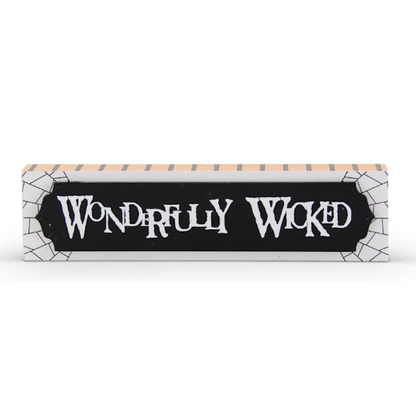 Black White & Orange Halloween Message Sign, sold separately