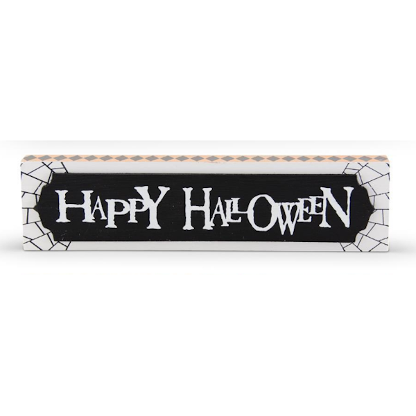 Black White & Orange Halloween Message Sign, sold separately