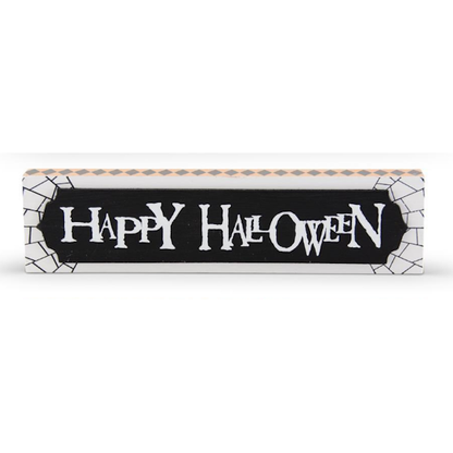 Black White & Orange Halloween Message Sign, sold separately