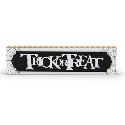 Black White & Orange Halloween Message Sign, sold separately