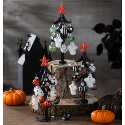 Halloween Tree with Ornaments
